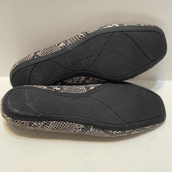 Corso Como 'Trishina' Snake Print Leather Ballet Flats Size 8 - Picture 11 of 11